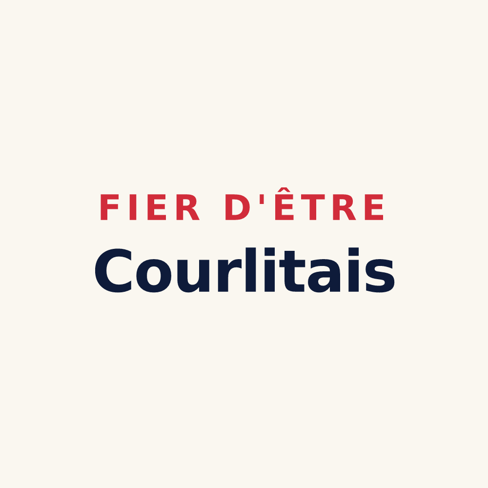 Tasse « Fier d'être Courlitais » — design pour Courlay