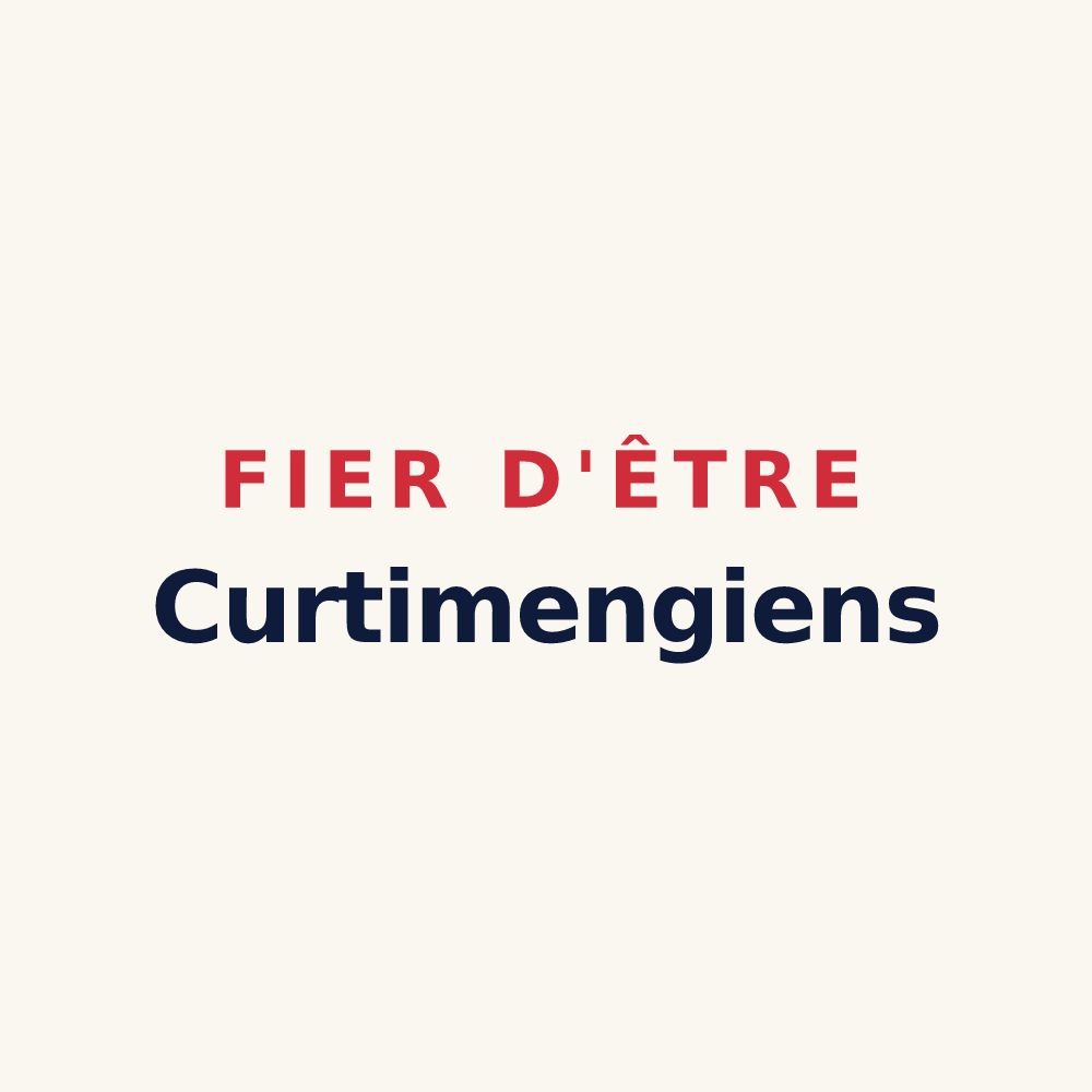 Tasse « Fier d'être Curtimengiens » — design pour Courmangoux