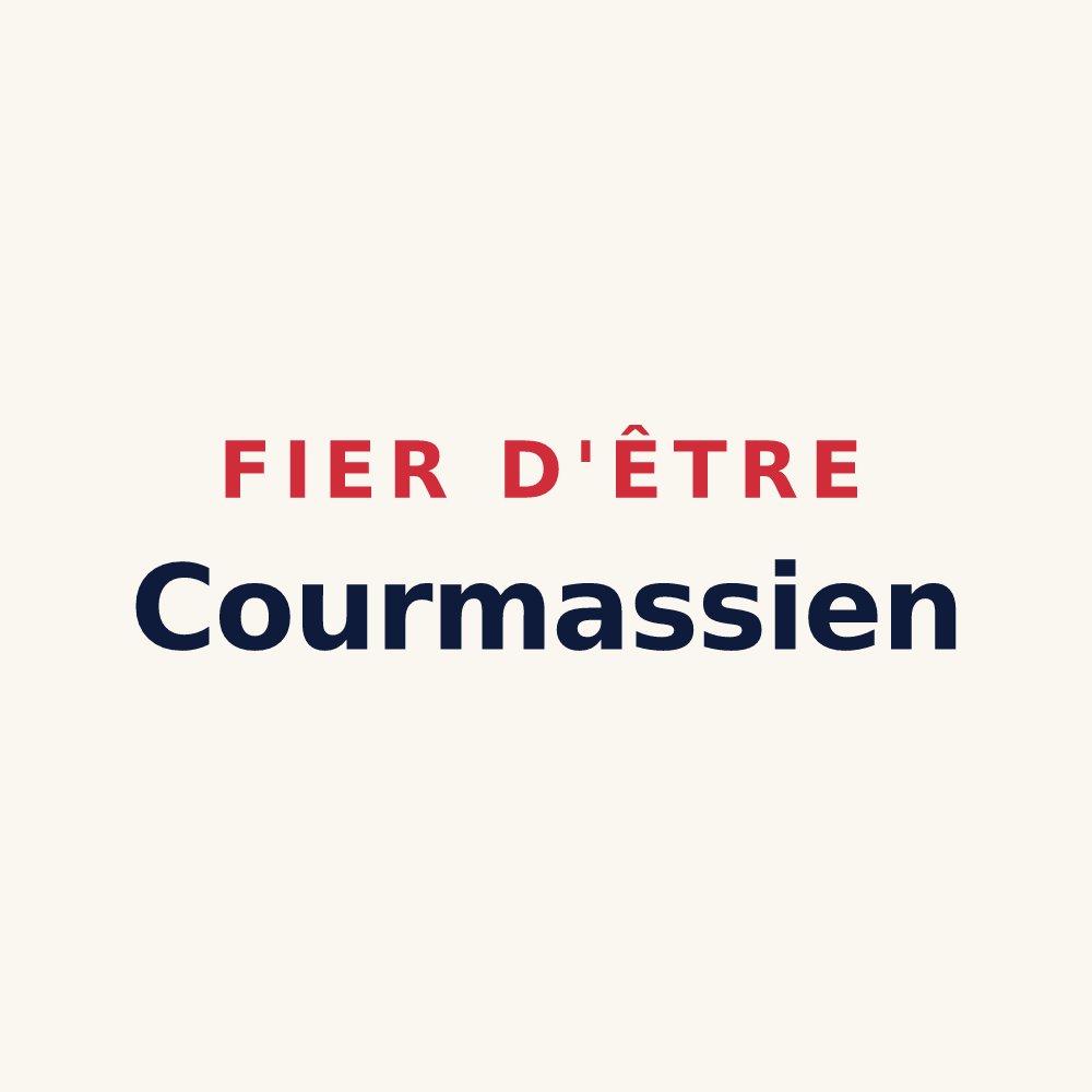 Tasse « Fier d'être Courmassien » — design pour Courmas