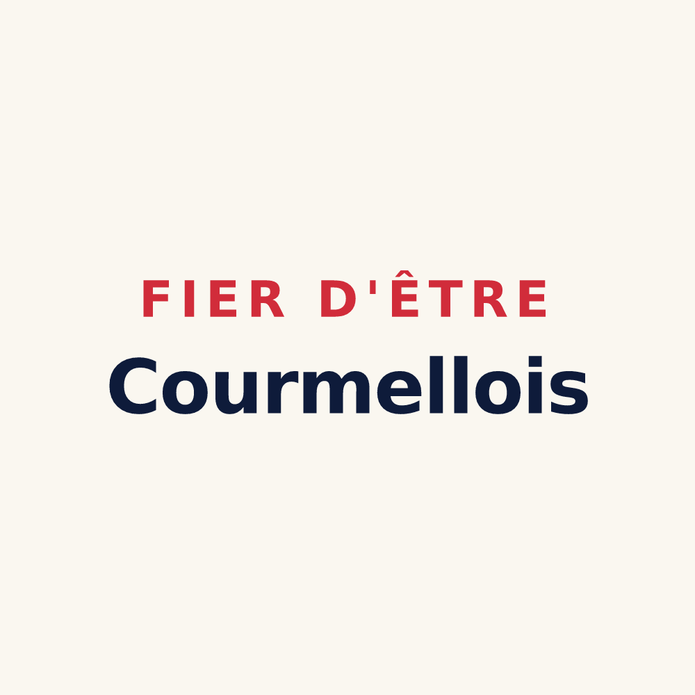 Tasse « Fier d'être Courmellois » — design pour Courmelles