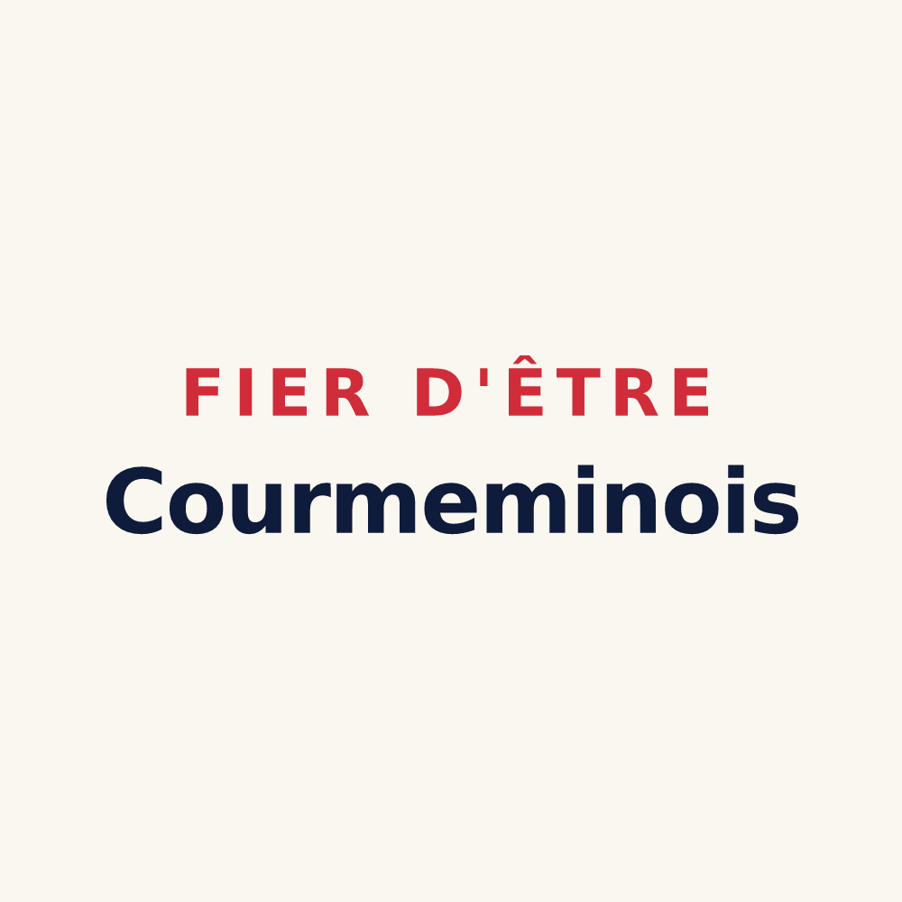Tasse « Fier d'être Courmeminois » — design pour Courmemin