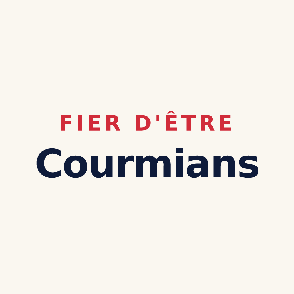 Tasse « Fier d'être Courmians » — design pour Courmes