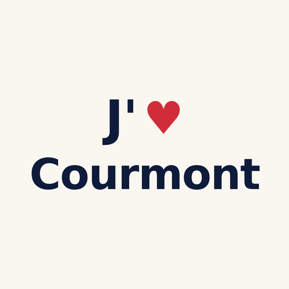 Tasse personnalisée Courmont — design J'aime Courmont