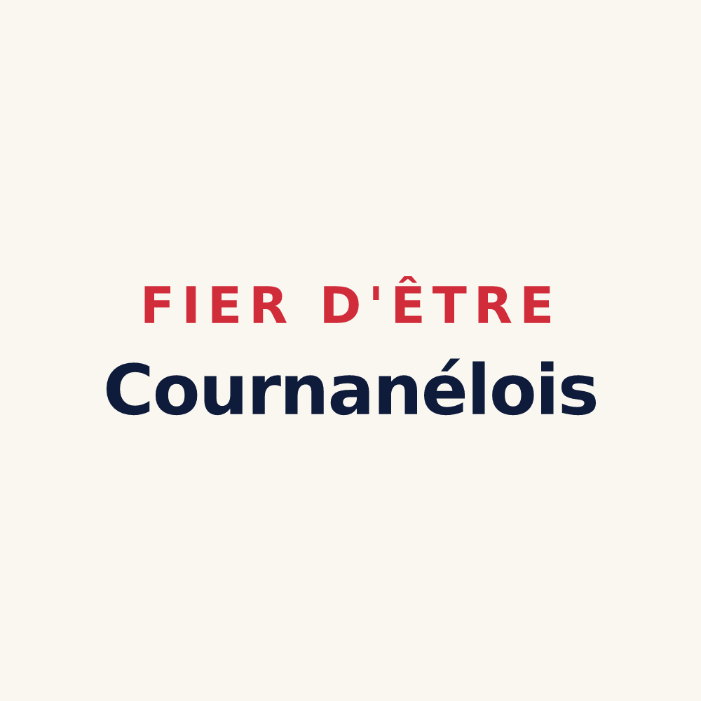 Tasse « Fier d'être Cournanélois » — design pour Cournanel