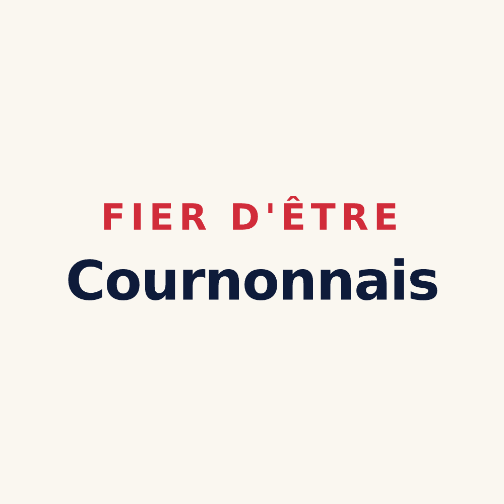 Tasse « Fier d'être Cournonnais » — design pour Cournon-d'Auvergne