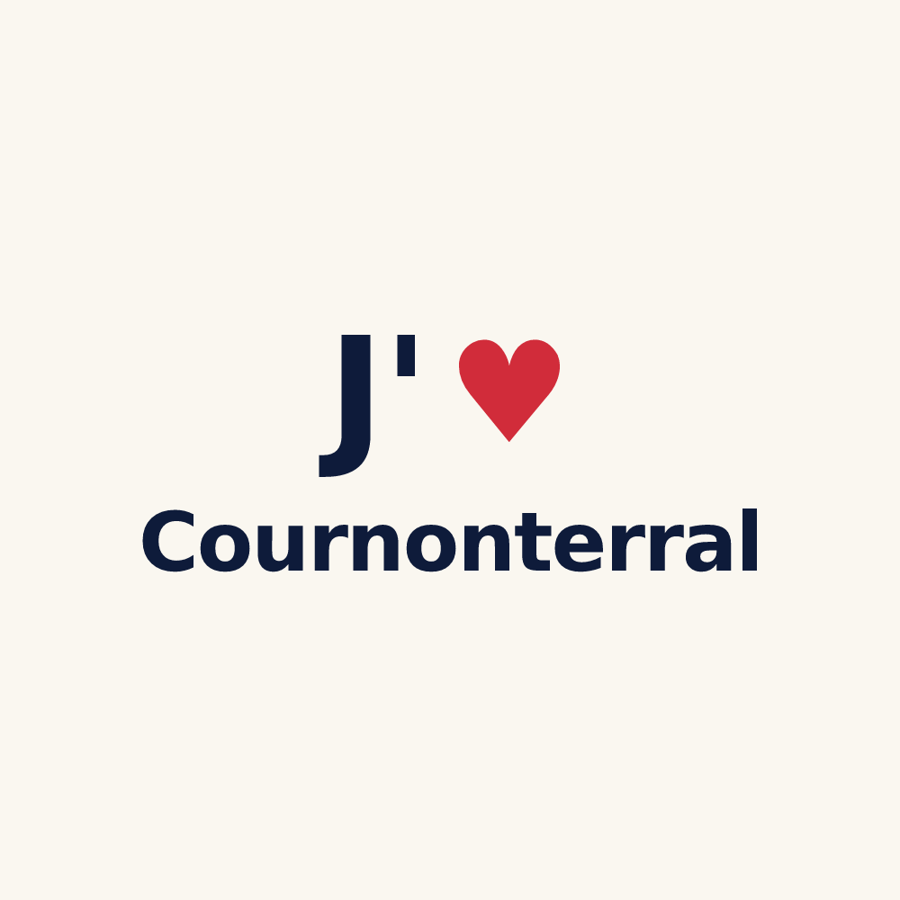 Tasse personnalisée Cournonterral — design J'aime Cournonterral