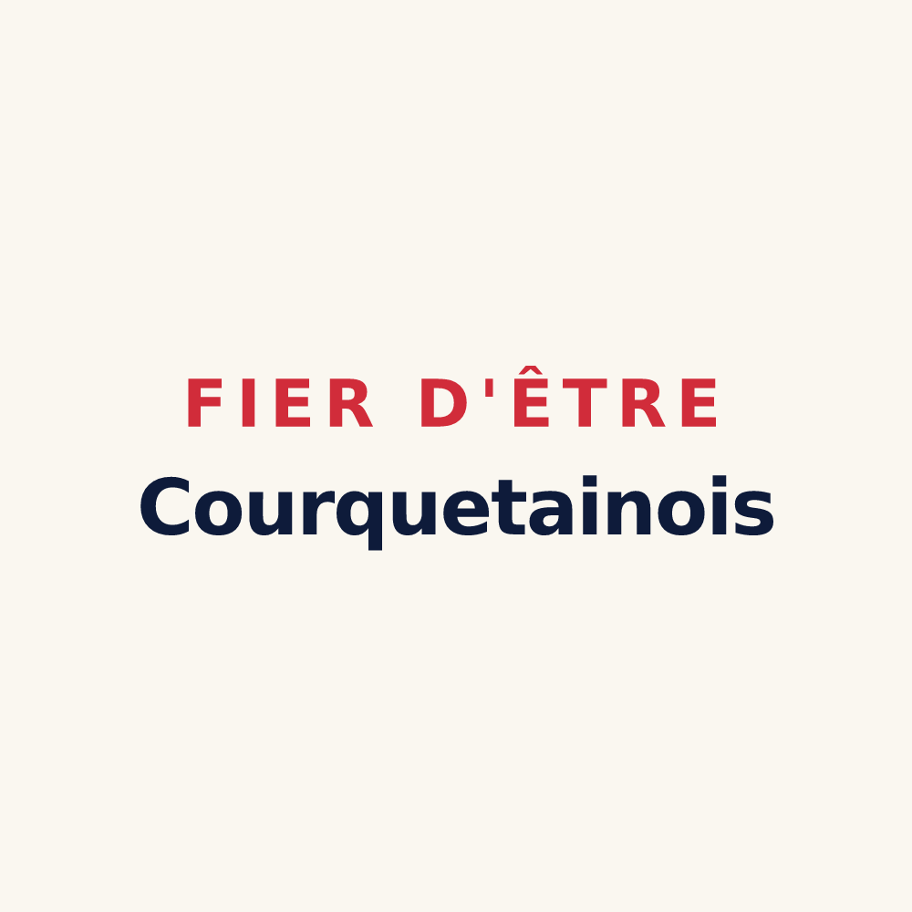 Tasse « Fier d'être Courquetainois » — design pour Courquetaine