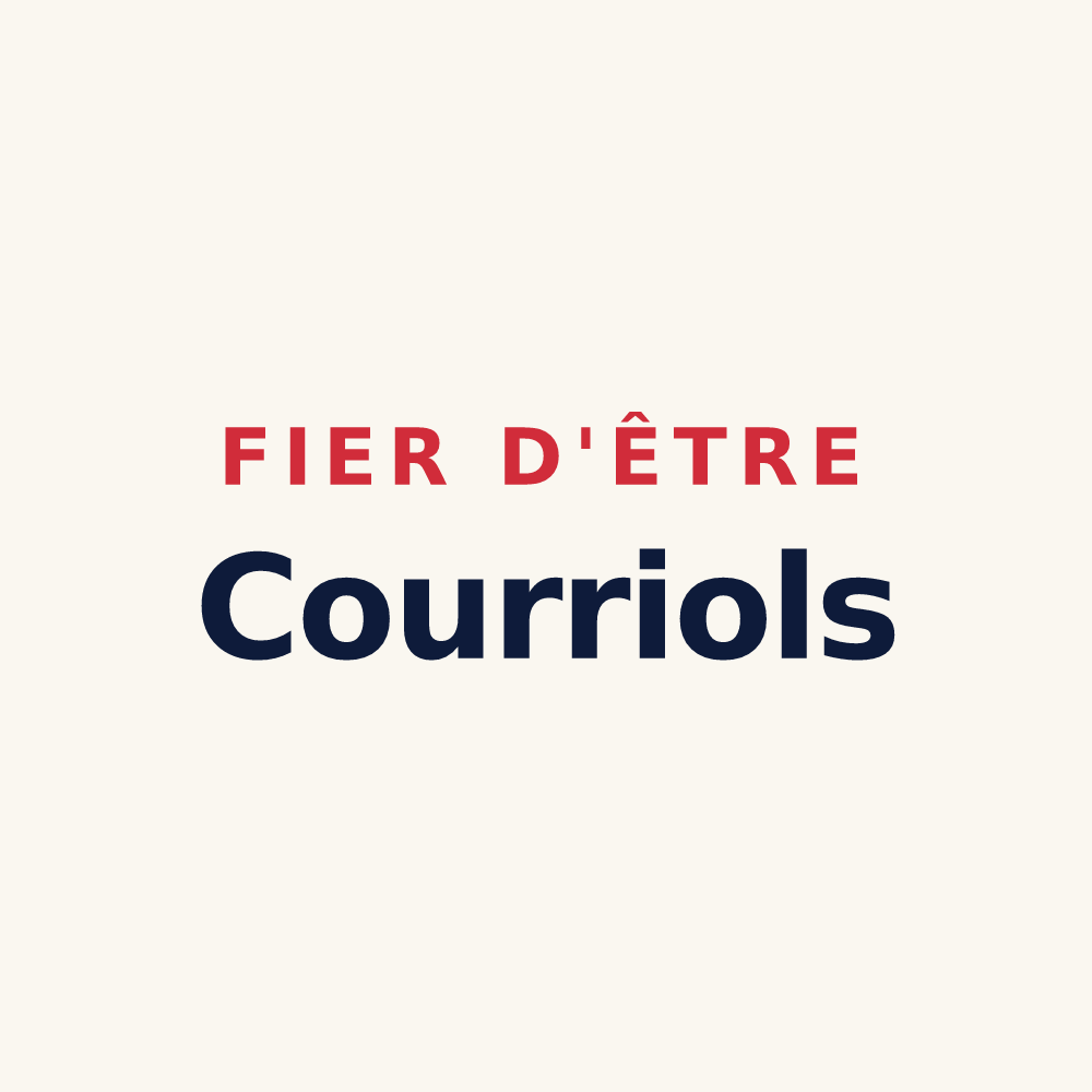 Tasse « Fier d'être Courriols » — design pour Courry