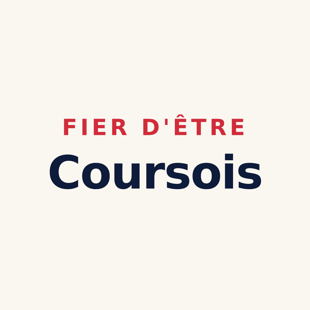 Tasse « Fier d'être Coursois » — design pour Cours-de-Monségur