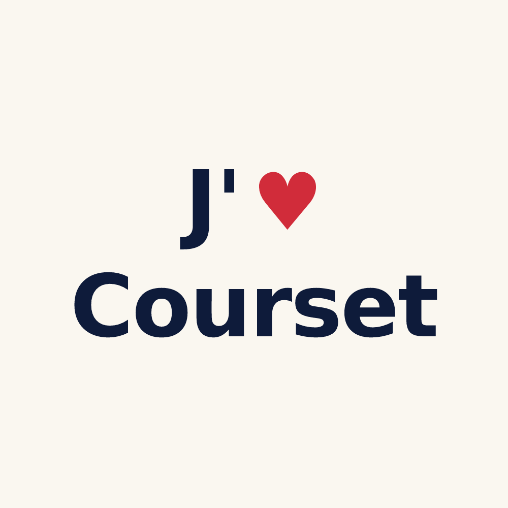 Tasse personnalisée Courset — design J'aime Courset