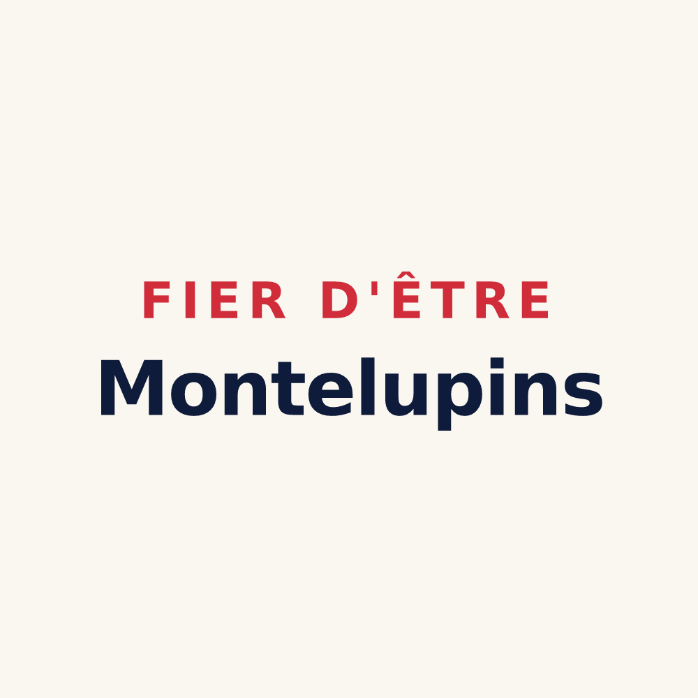 Tasse « Fier d'être Montelupins » — design pour Courson-Monteloup