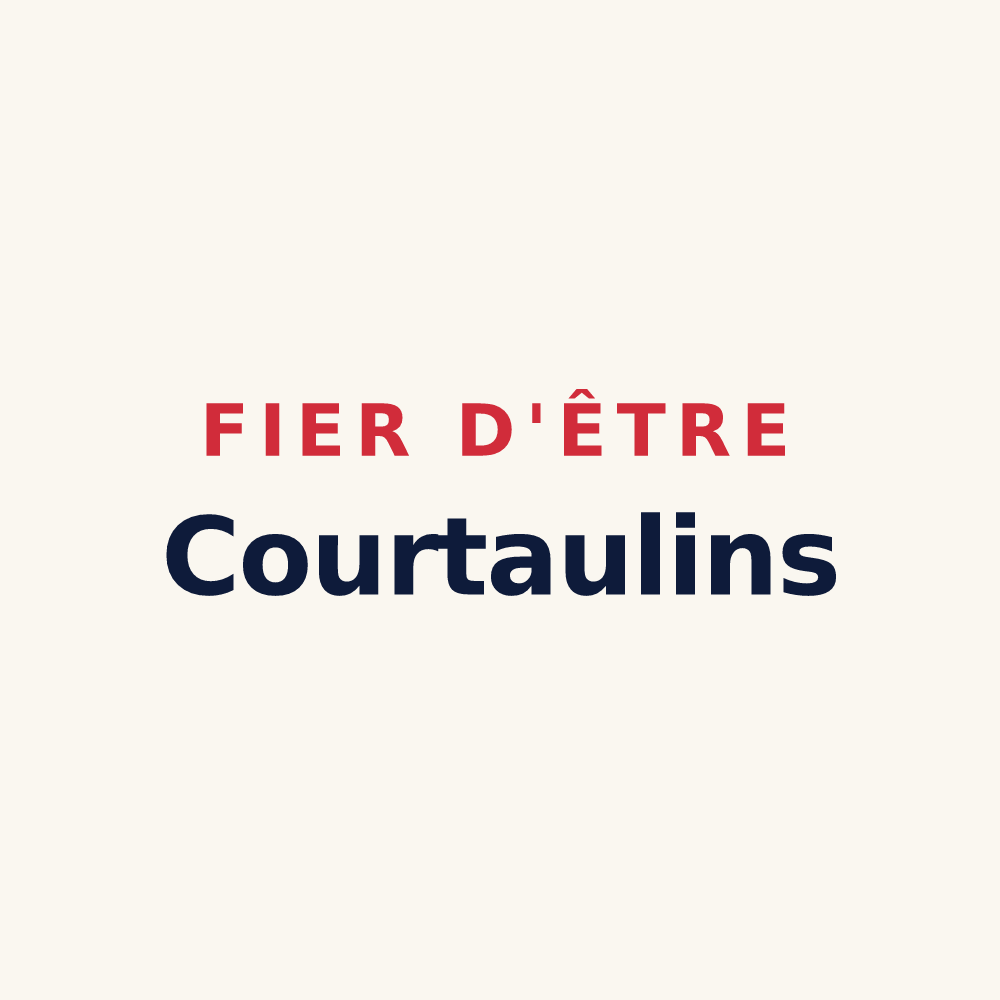 Tasse « Fier d'être Courtaulins » — design pour Courtauly