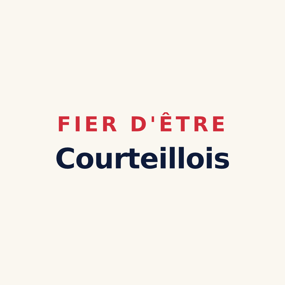 Tasse « Fier d'être Courteillois » — design pour Courteilles