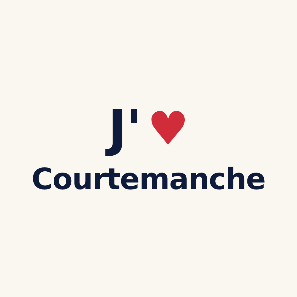 Tasse personnalisée Courtemanche — design J'aime Courtemanche
