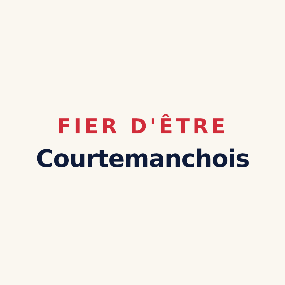 Tasse « Fier d'être Courtemanchois » — design pour Courtemanche