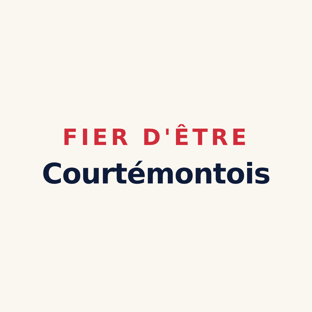 Tasse « Fier d'être Courtémontois » — design pour Courtémont