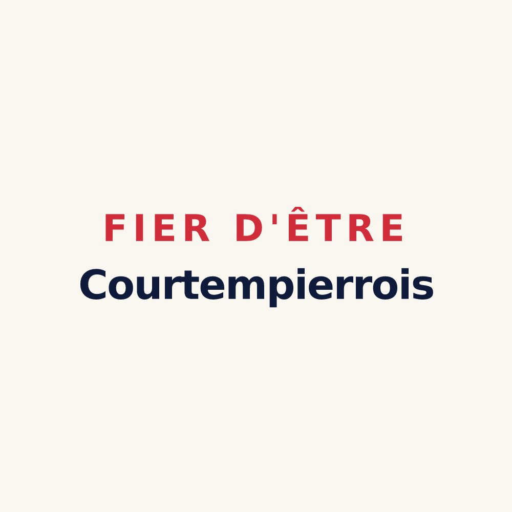 Tasse « Fier d'être Courtempierrois » — design pour Courtempierre