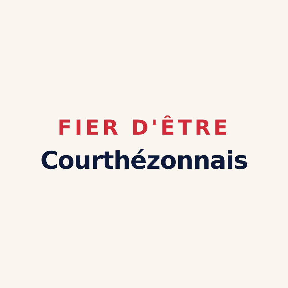 Tasse « Fier d'être Courthézonnais » — design pour Courthézon