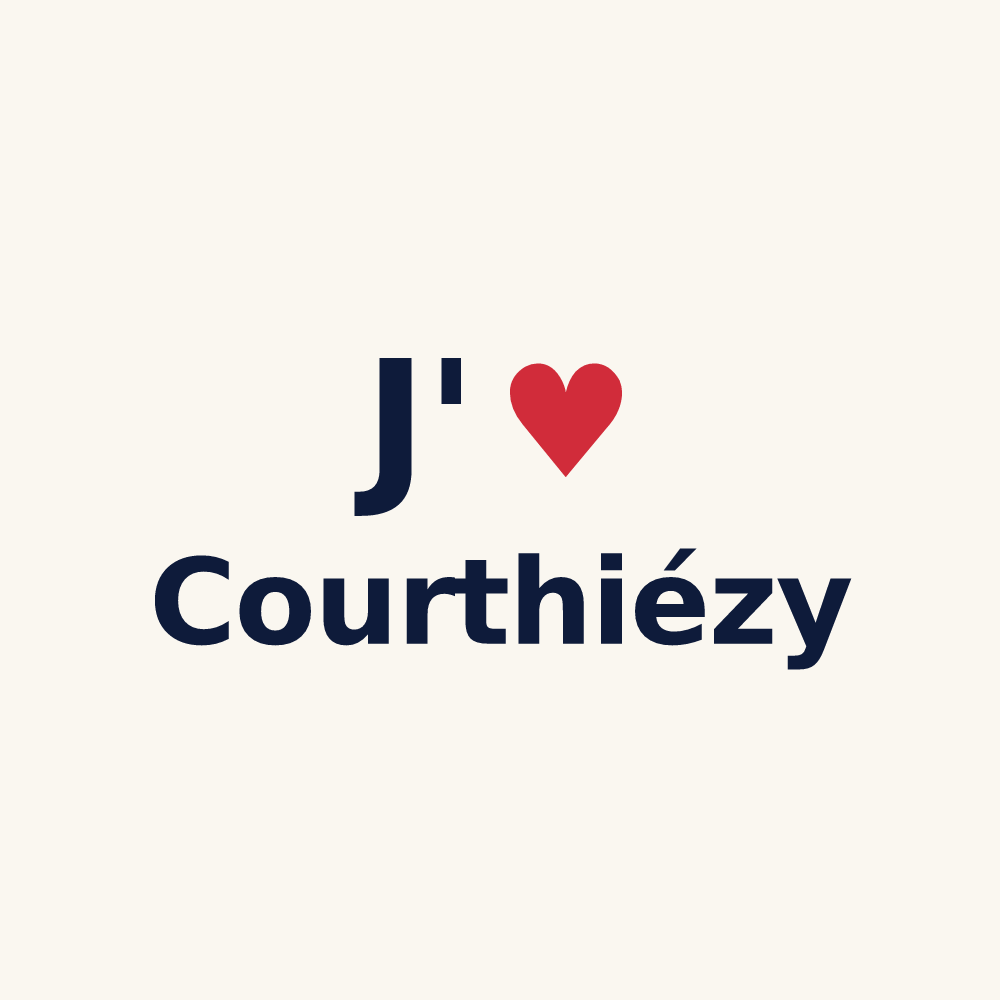 Tasse personnalisée Courthiézy — design J'aime Courthiézy