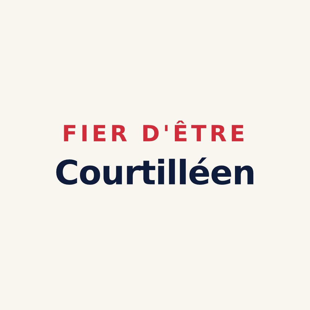 Tasse « Fier d'être Courtilléen » — design pour Courtillers