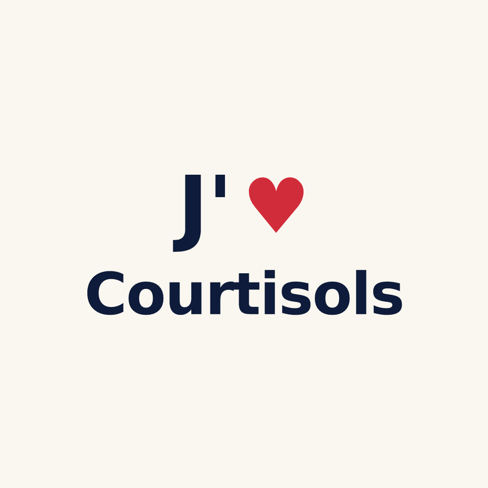 Tasse personnalisée Courtisols — design J'aime Courtisols