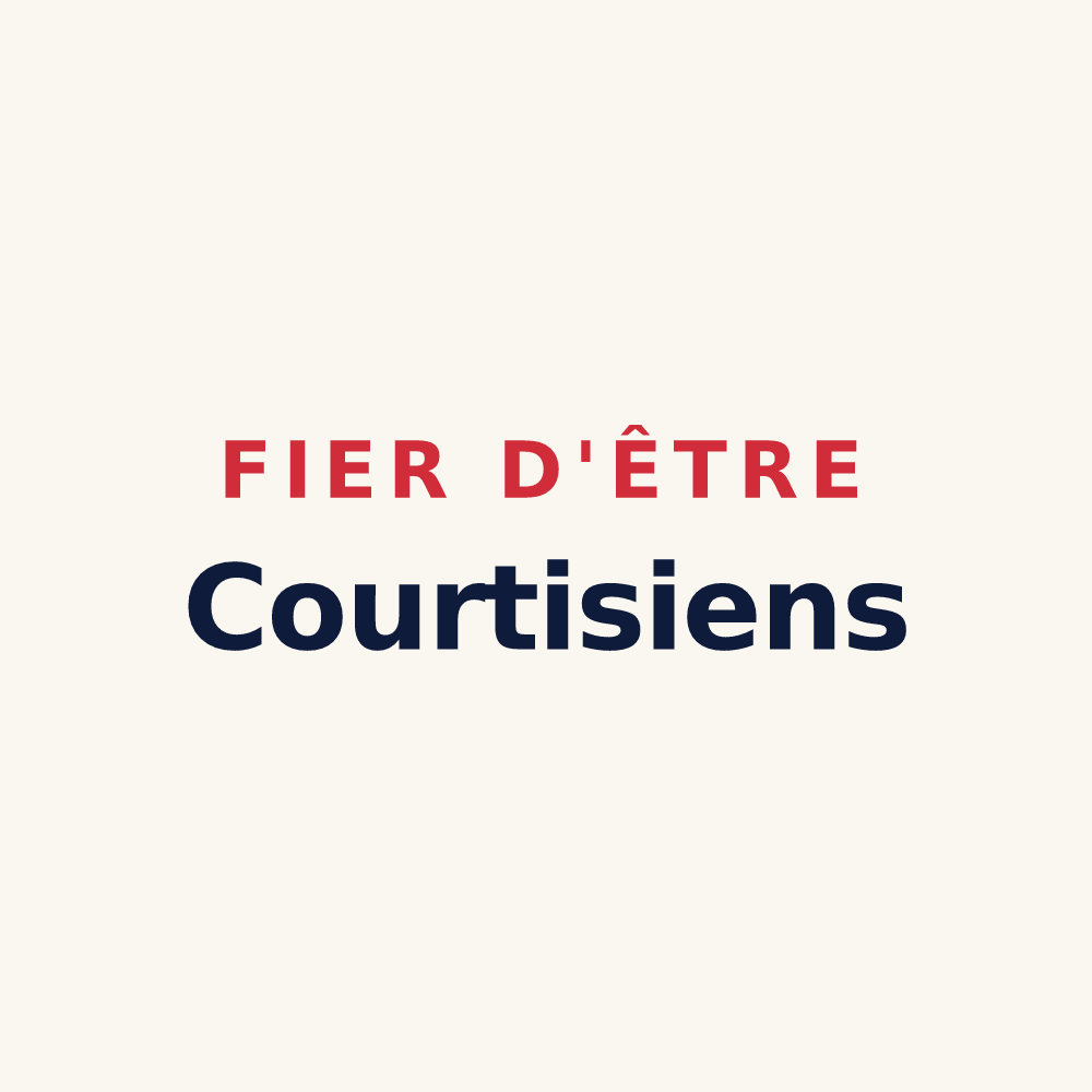 Tasse « Fier d'être Courtisiens » — design pour Courtisols