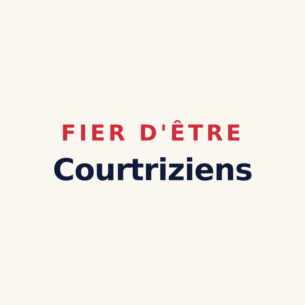 Tasse « Fier d'être Courtriziens » — design pour Courtrizy-et-Fussigny