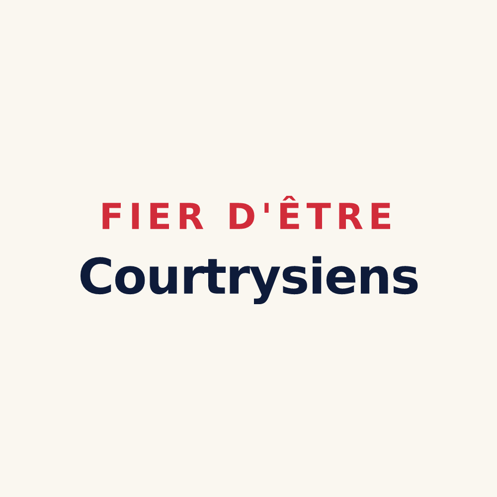 Tasse « Fier d'être Courtrysiens » — design pour Courtry