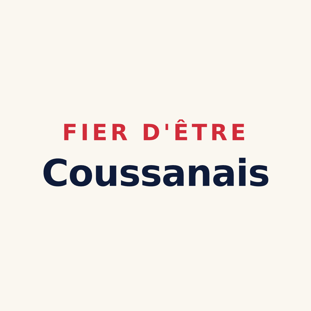 Tasse « Fier d'être Coussanais » — design pour Coussan