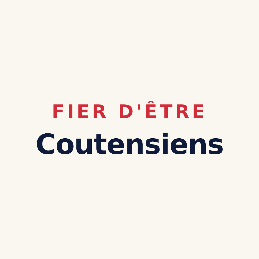 Tasse « Fier d'être Coutensiens » — design pour Coutens