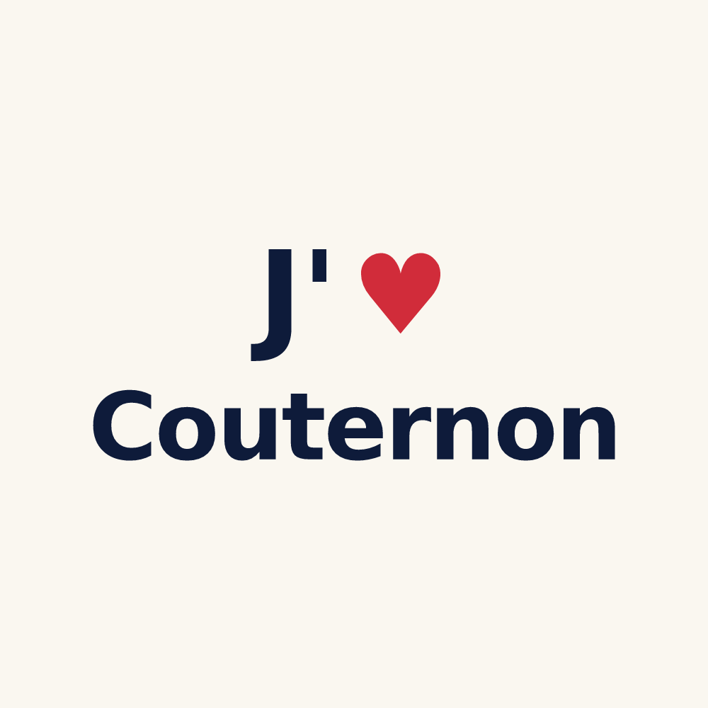 Tasse personnalisée Couternon — design J'aime Couternon