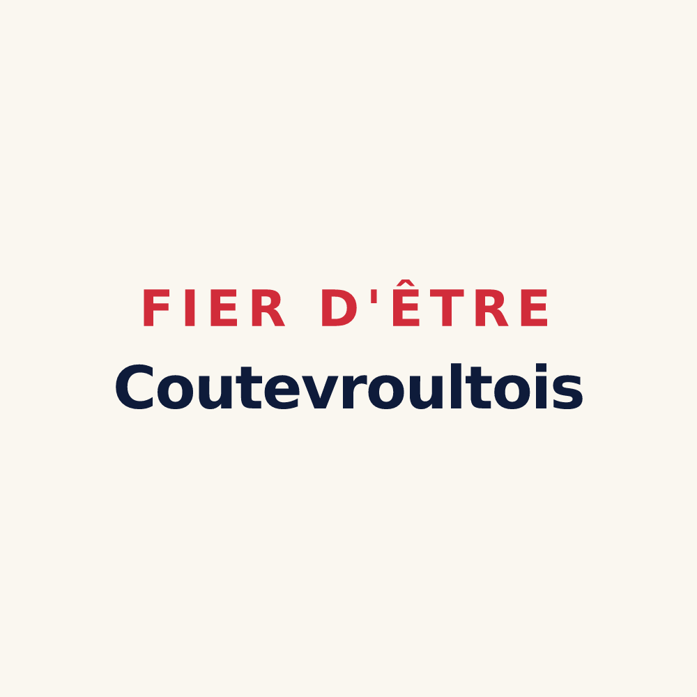 Tasse « Fier d'être Coutevroultois » — design pour Coutevroult