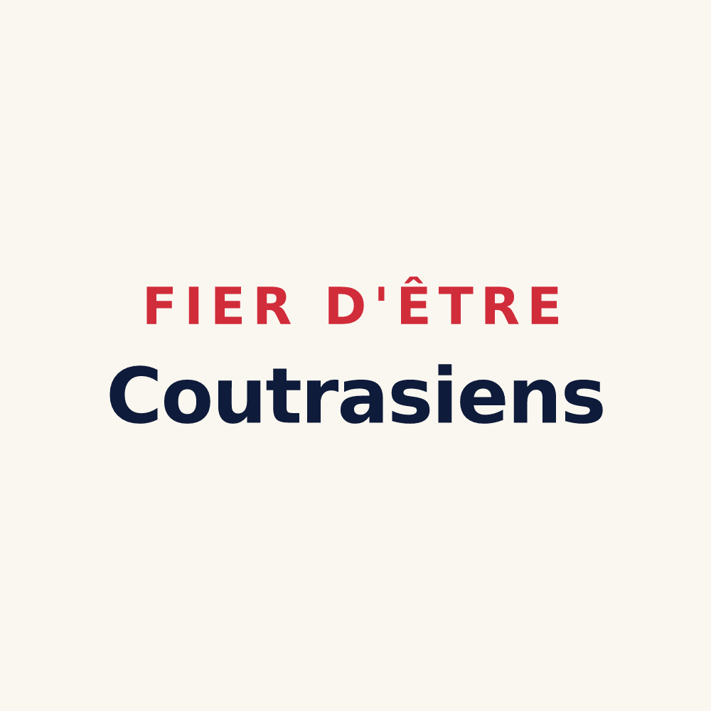 Tasse « Fier d'être Coutrasiens » — design pour Coutras