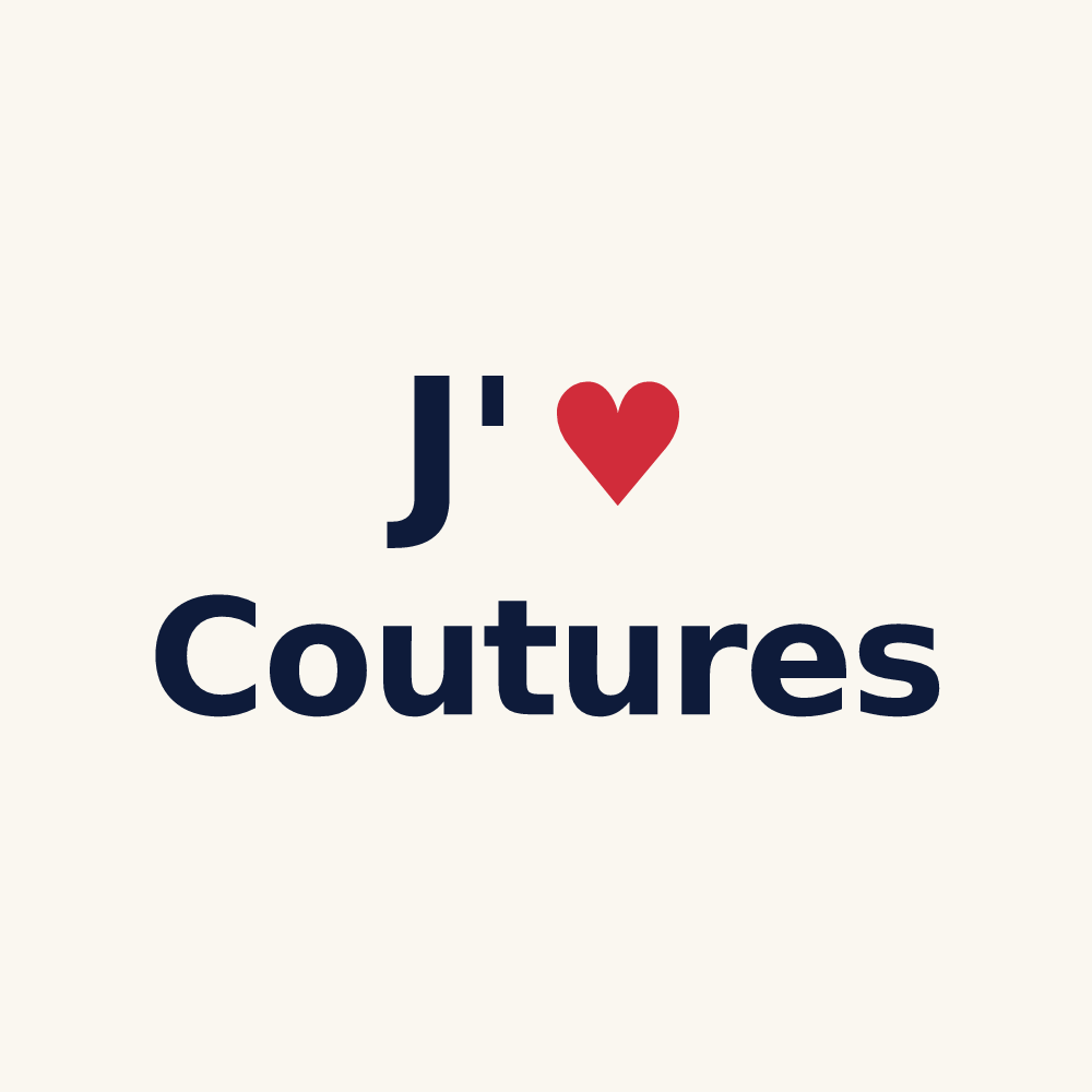 Tasse personnalisée Coutures — design J'aime Coutures