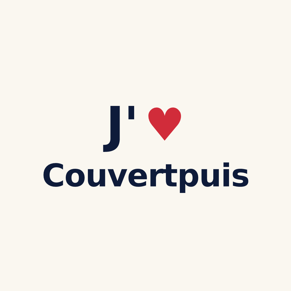 Tasse personnalisée Couvertpuis — design J'aime Couvertpuis
