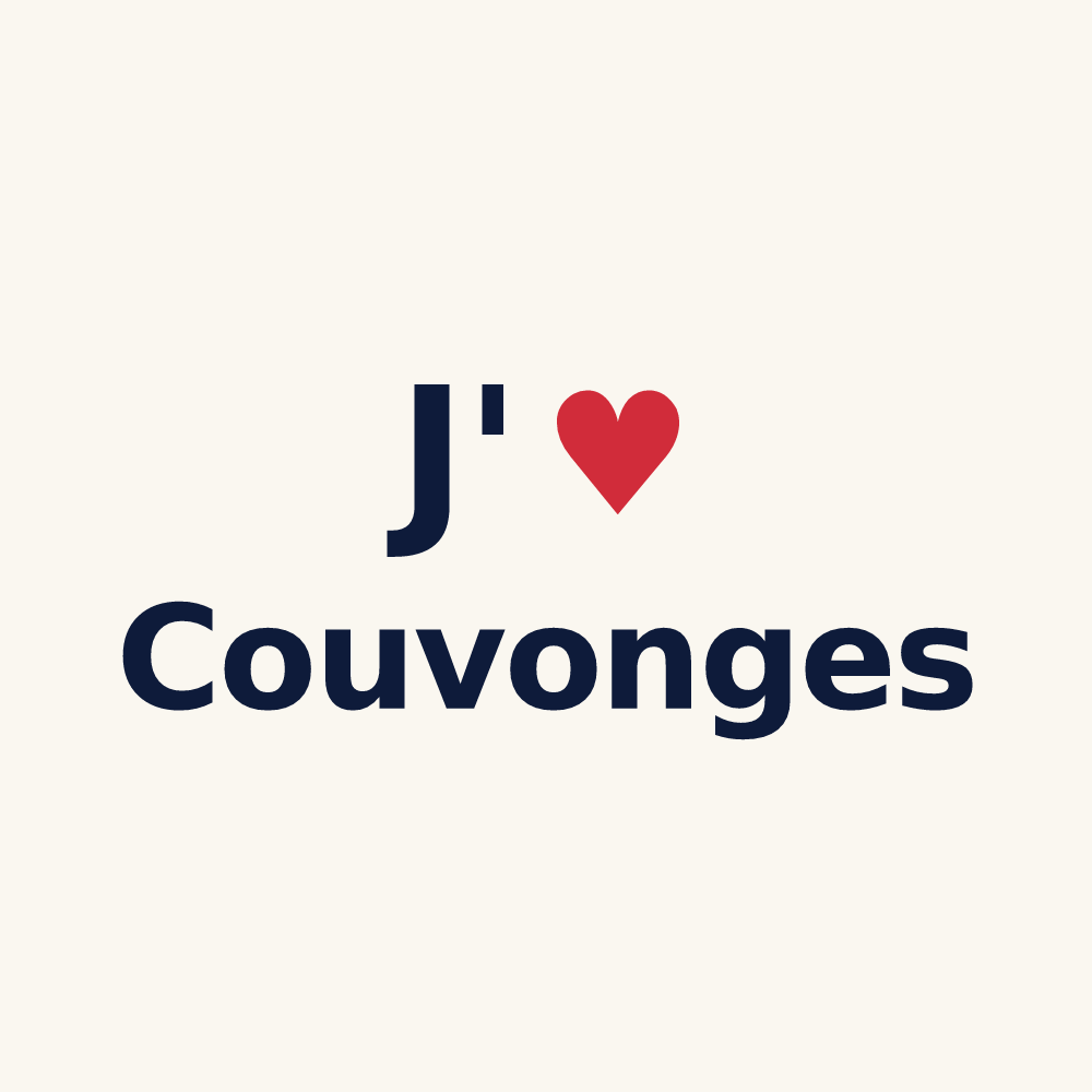 Tasse personnalisée Couvonges — design J'aime Couvonges