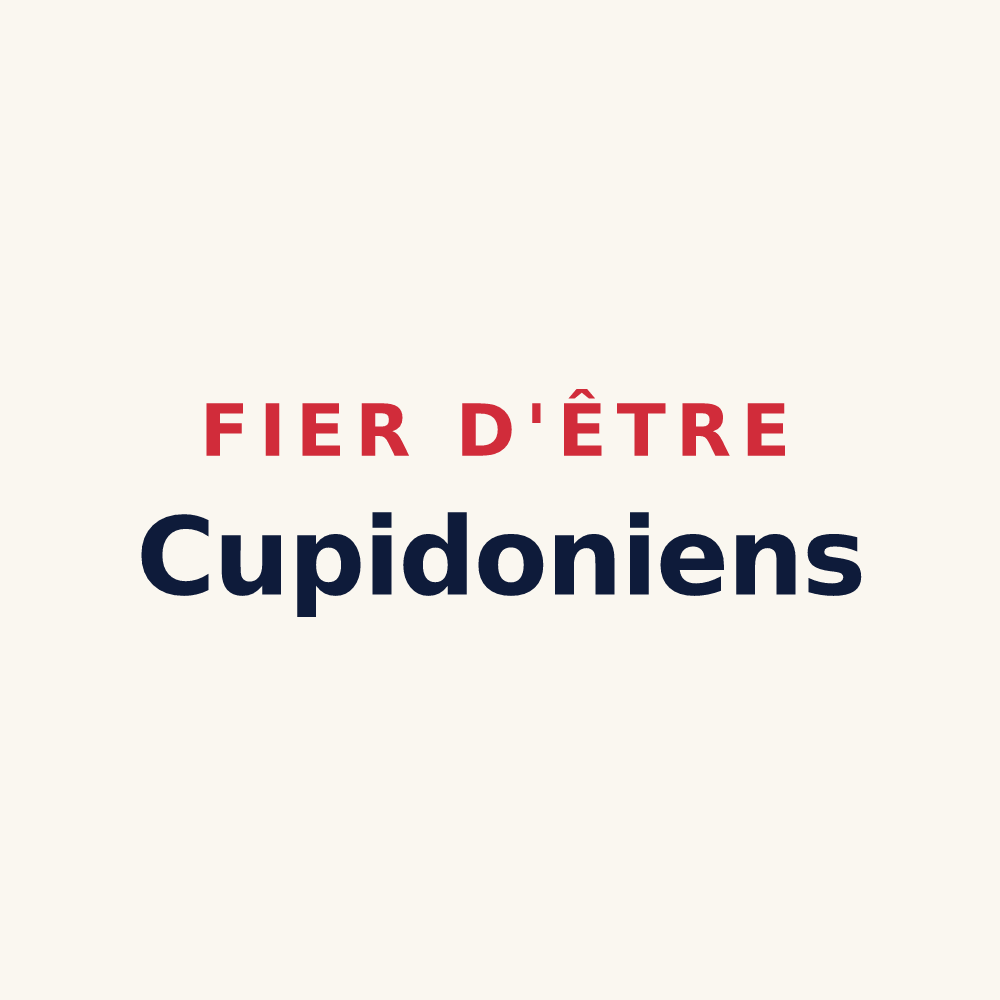 Tasse « Fier d'être Cupidoniens » — design pour Couvonges