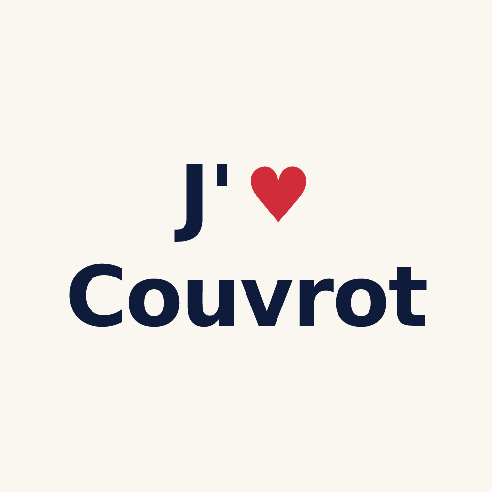 Tasse personnalisée Couvrot — design J'aime Couvrot