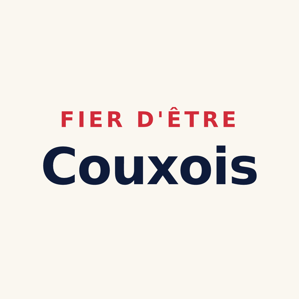 Tasse « Fier d'être Couxois » — design pour Coux