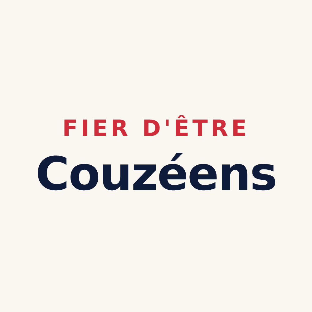 Tasse « Fier d'être Couzéens » — design pour Couziers