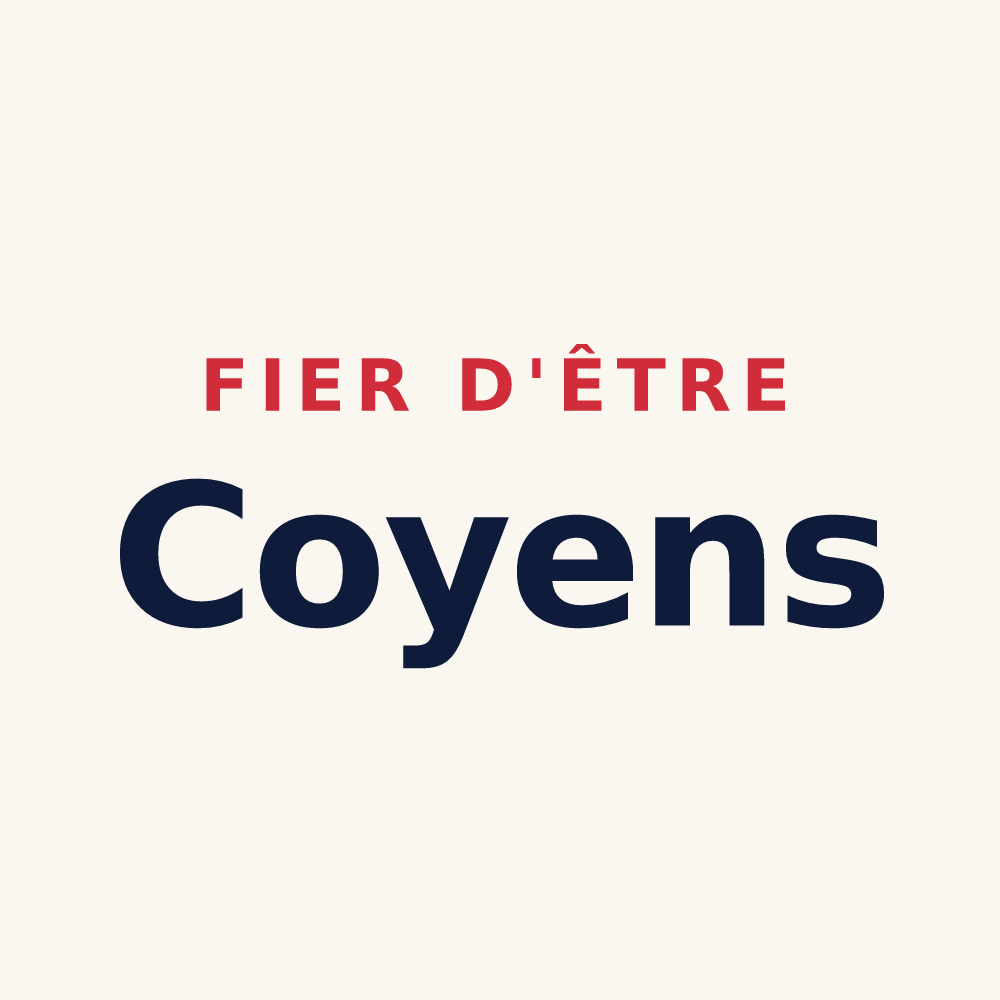 Tasse « Fier d'être Coyens » — design pour Coye-la-Forêt
