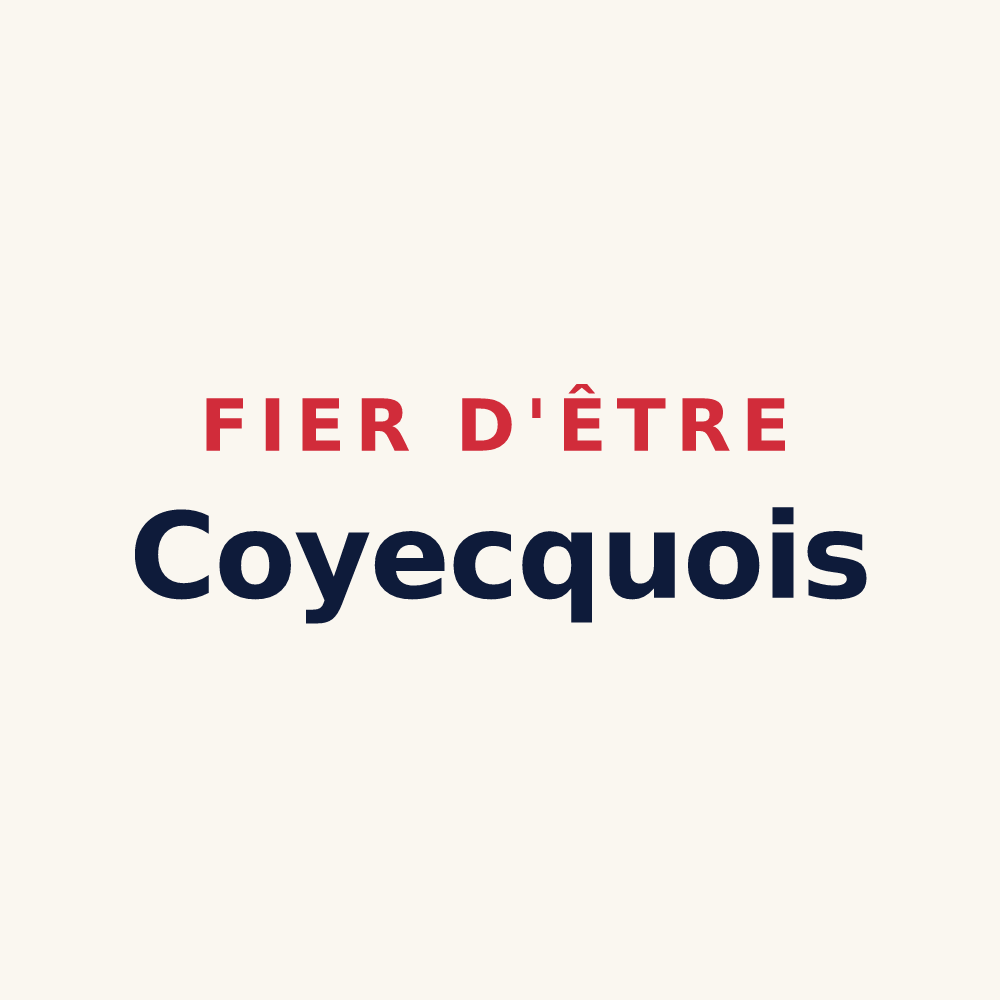 Tasse « Fier d'être Coyecquois » — design pour Coyecques