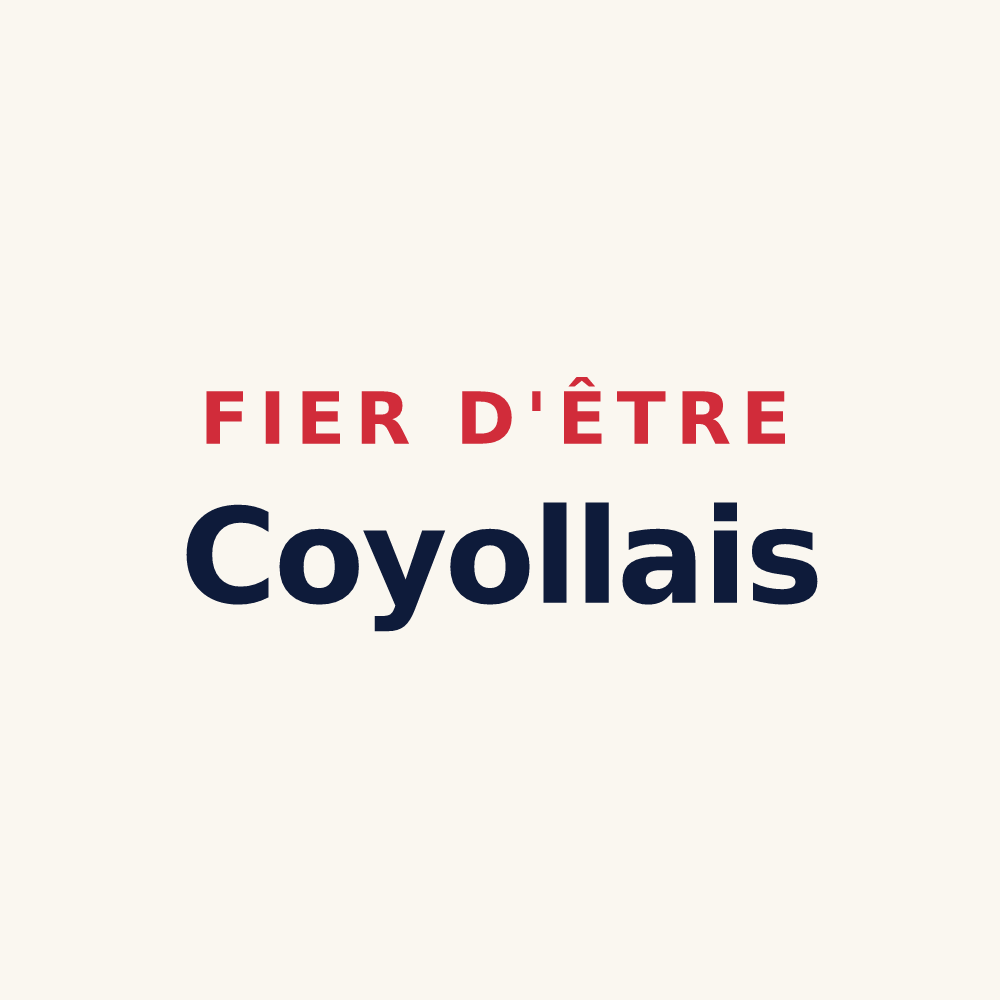 Tasse « Fier d'être Coyollais » — design pour Coyolles