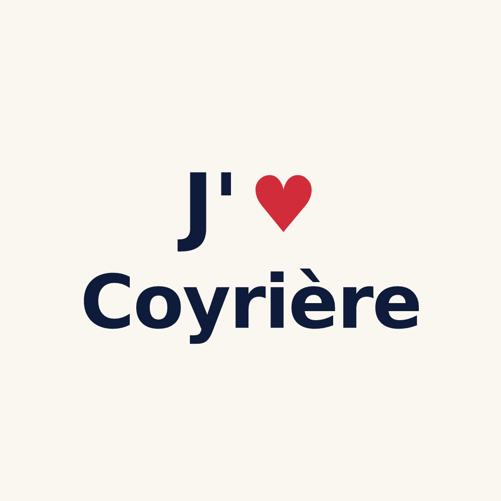 Tasse personnalisée Coyrière — design J'aime Coyrière