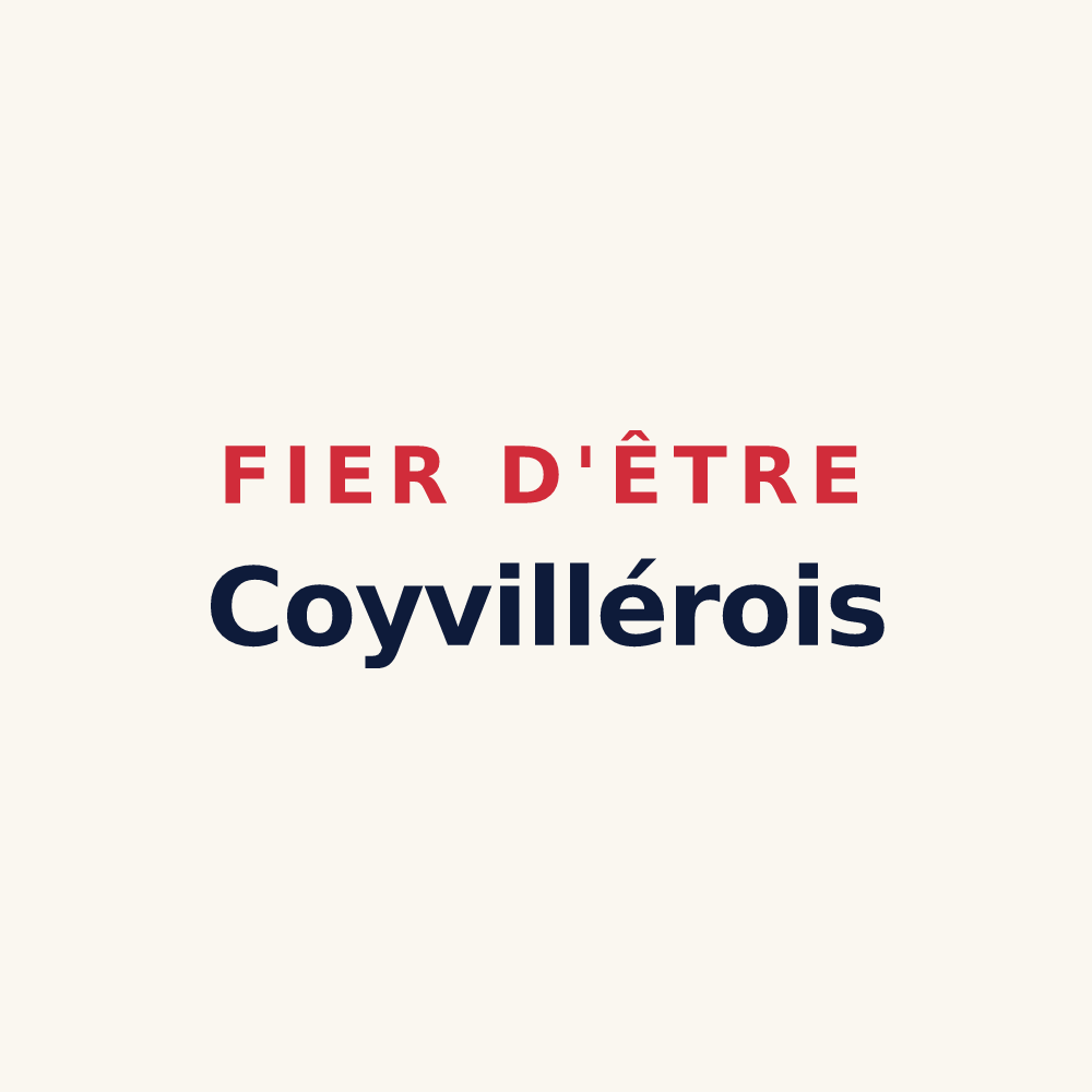 Tasse « Fier d'être Coyvillérois » — design pour Coyviller