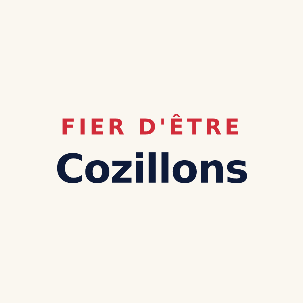 Tasse « Fier d'être Cozillons » — design pour Cozes