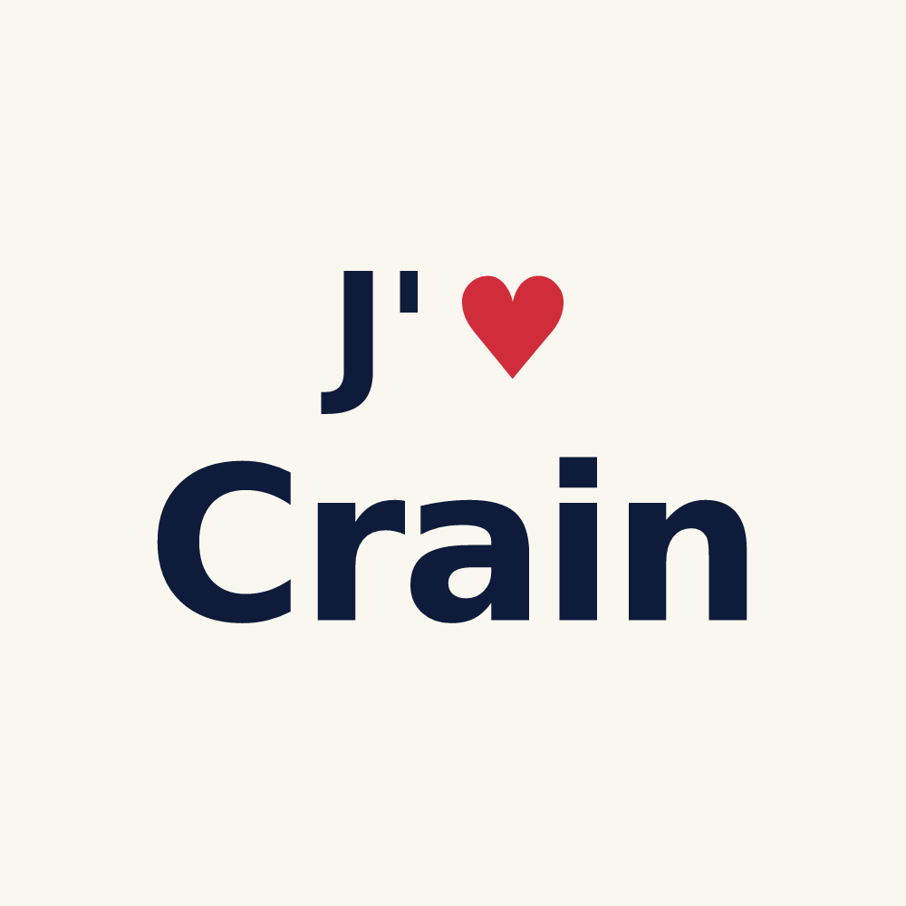 Tasse personnalisée Crain — design J'aime Crain