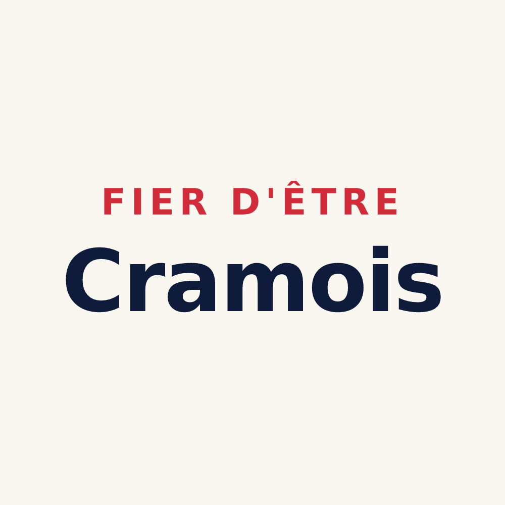 Tasse « Fier d'être Cramois » — design pour Cram-Chaban