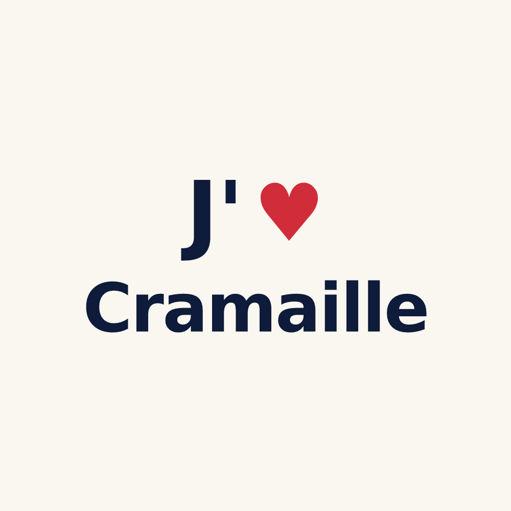 Tasse personnalisée Cramaille — design J'aime Cramaille
