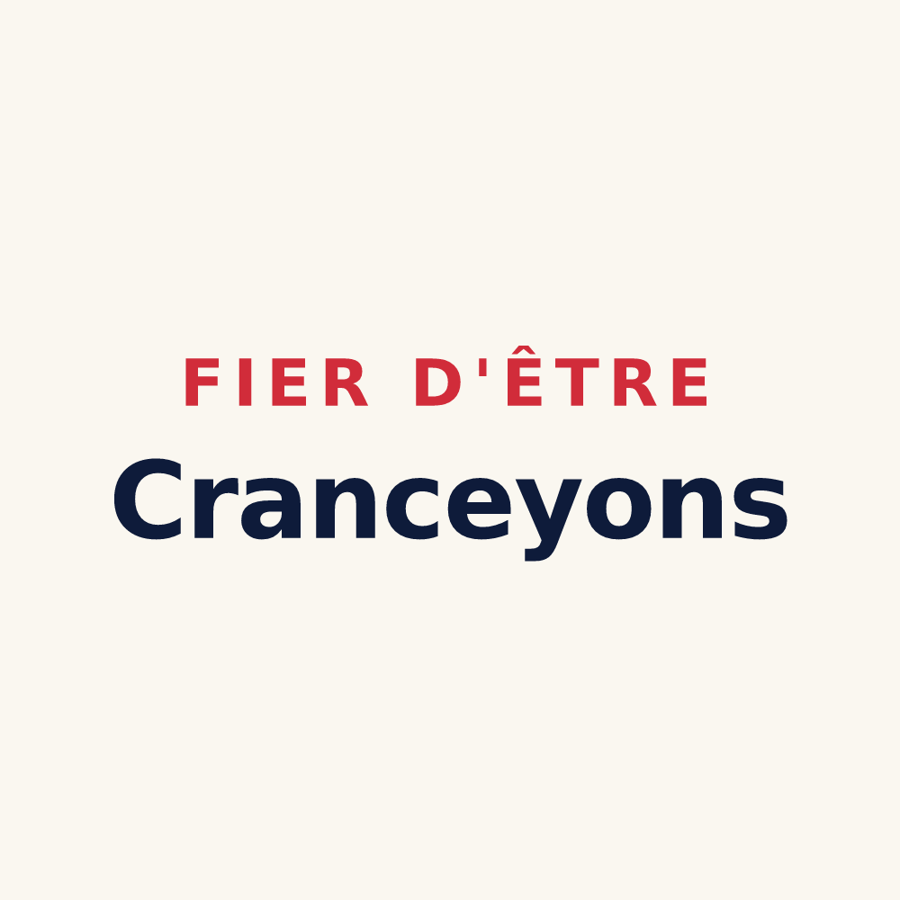 Tasse « Fier d'être Cranceyons » — design pour Crancey